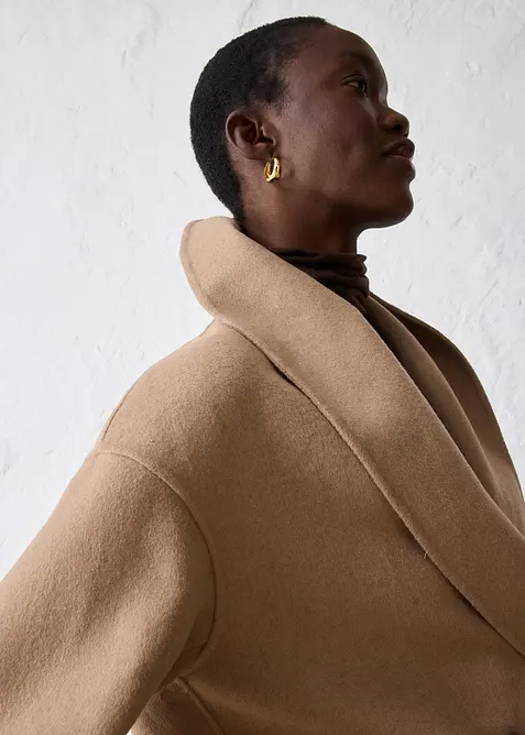 Giacca oversize in morbido misto lana, bonprix