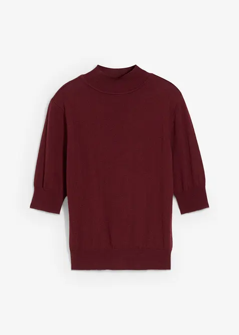 Maglione a collo alto in morbido misto lana, bonprix