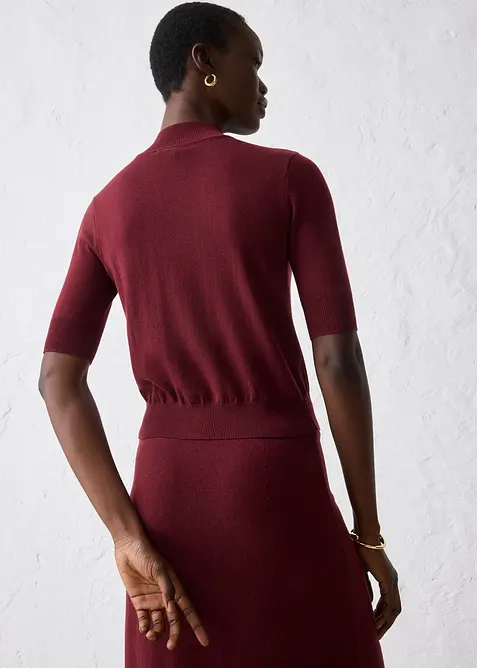 Maglione a collo alto in morbido misto lana, bonprix
