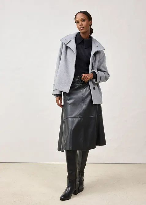 Maglione in filato fine di lana merino, bonprix