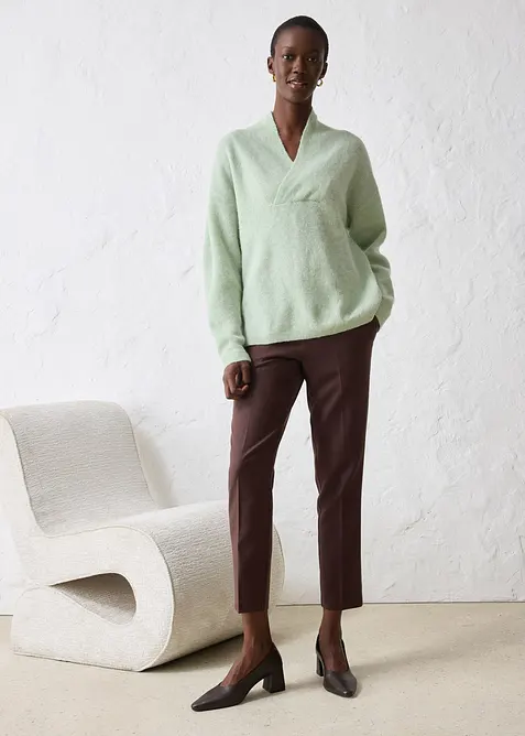 Maglione in misto alpaca caldo, bonprix