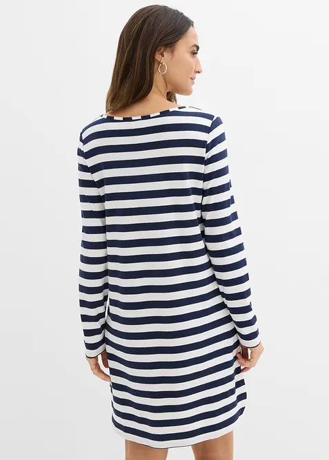 Abito asimmetrico in puro cotone pesante, bonprix