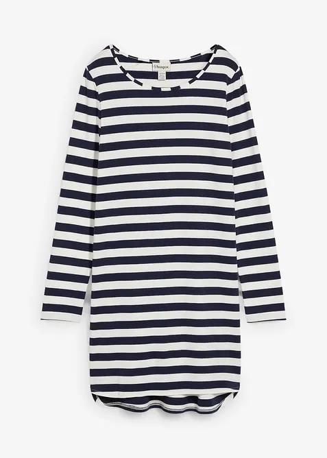 Abito asimmetrico in puro cotone pesante, bonprix