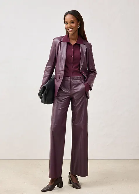 Cardigan in filato fine di misto lana morbido, bonprix