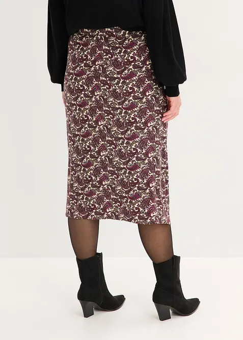 Gonna fluente in jersey misto viscosa, bonprix