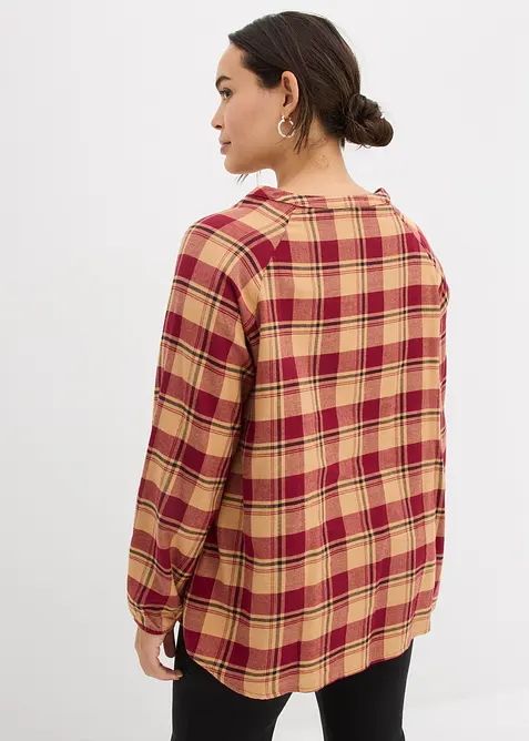 Blusa in flanella, bonprix