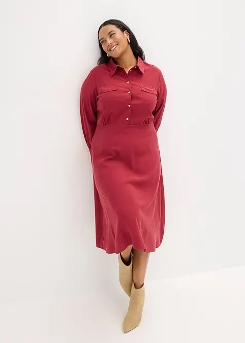 Abito con colletto da camicia, bonprix