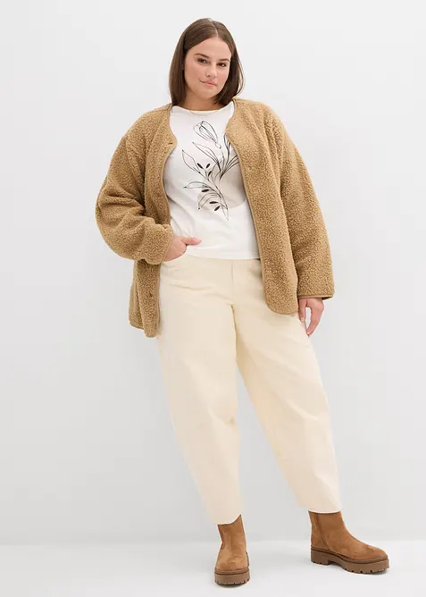 Maglia a maniche lunghe in puro cotone, bonprix