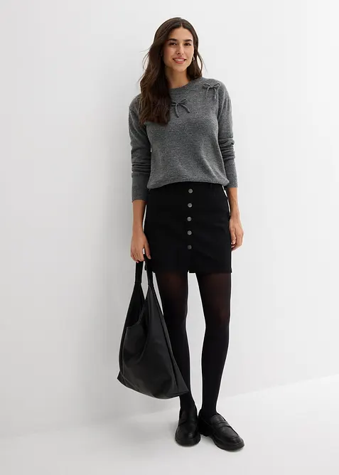 Maglione con fiocchi, bonprix