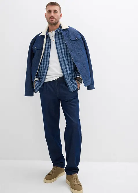 Camicia a maniche lunghe in puro cotone biologico, bonprix