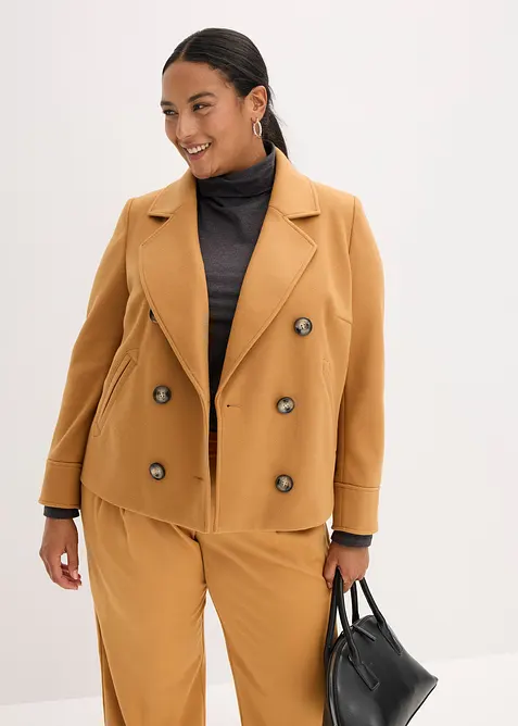 Giacca corta in simil lana, bonprix