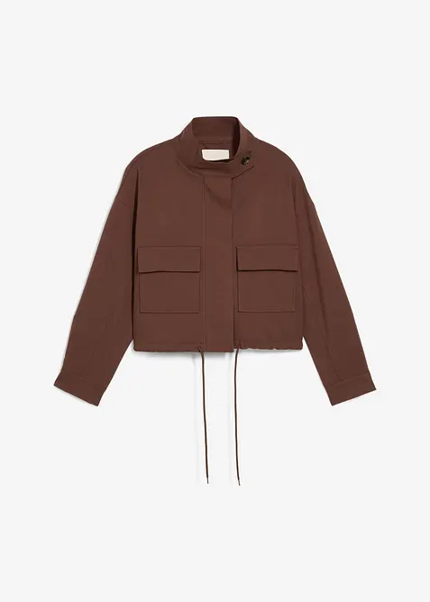 Giacca corta da mezza stagione in misto viscosa, bonprix