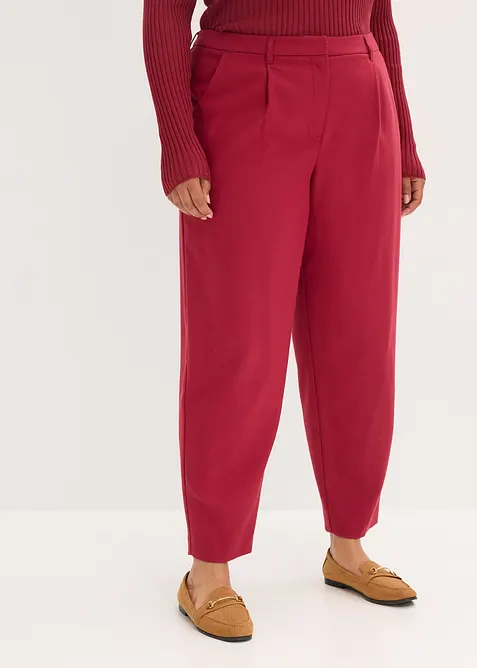 Pantaloni in tessuto in barrel shape, bonprix