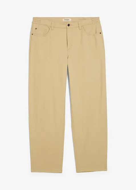 Pantaloni in twill con fascia comoda in vita, straight, bonprix