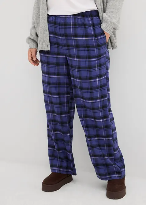 Pantaloni in flanella di cotone biologico, bonprix