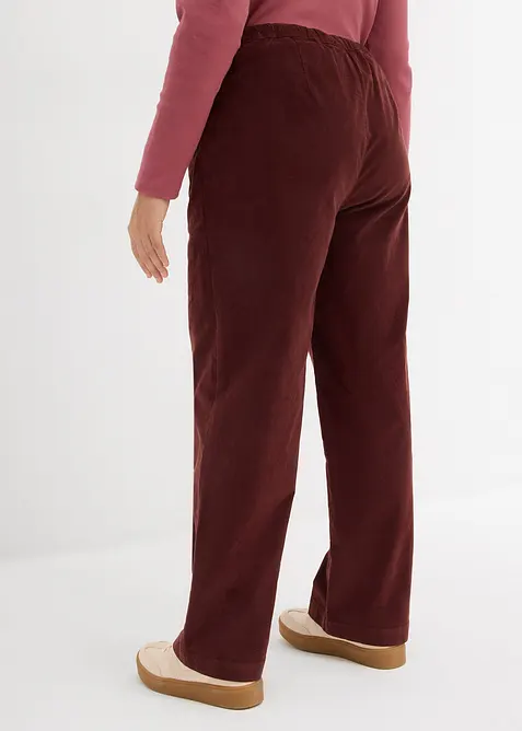 Pantaloni in velluto di misto cotone, bonprix