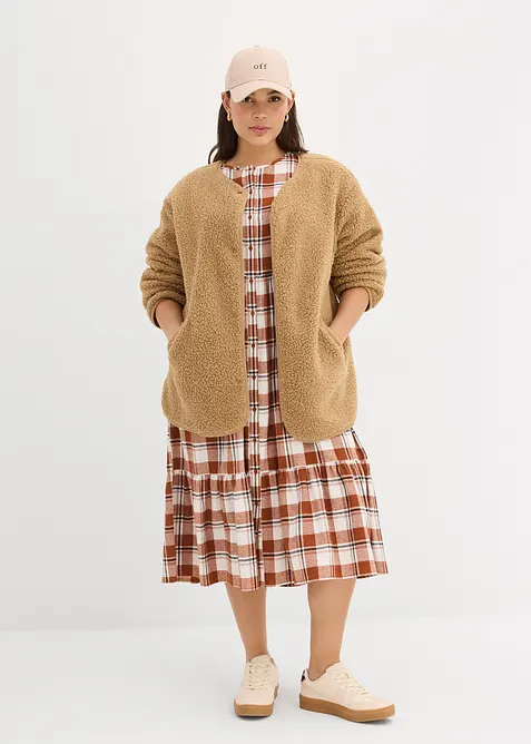 Giacca in pile teddy, bonprix