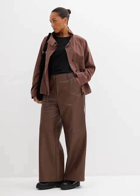 Pantaloni in similpelle, bonprix