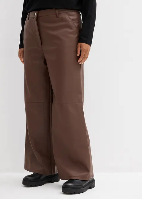 Pantaloni in similpelle, bonprix