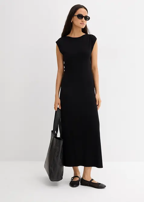 Abito in maglia a filato fine misto viscosa, bonprix