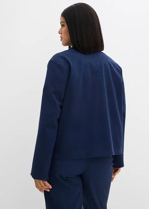 Giacca corta da mezza stagione in misto cotone biologico elasticizzato, bonprix