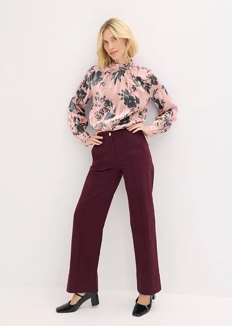 Tunica di satin con viscosa, bonprix