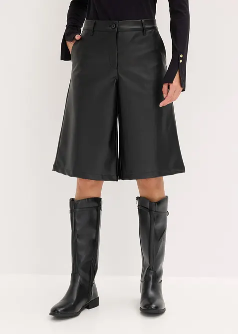 Bermuda in similpelle, bonprix