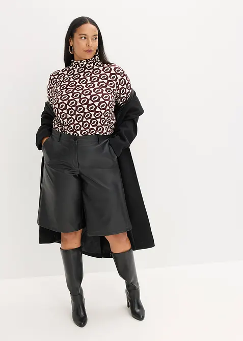 Bermuda in similpelle, bonprix