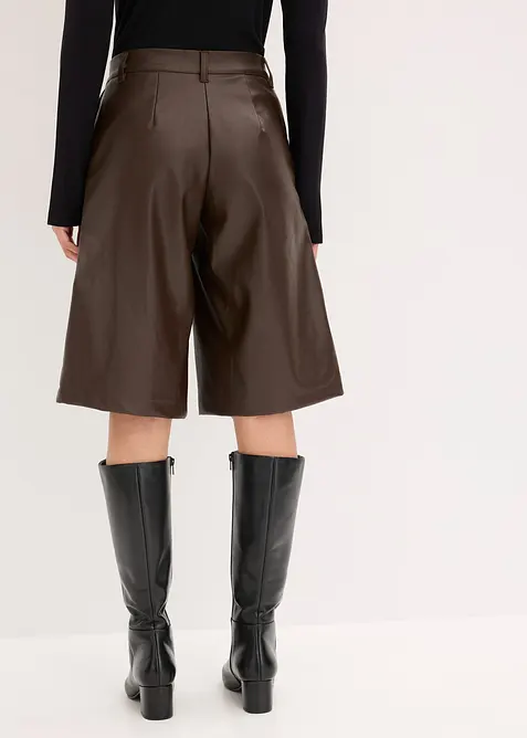 Bermuda in similpelle, bonprix