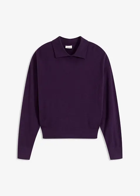 Maglione in filato fine misto viscosa, bonprix