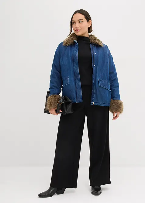 Giacca di jeans leggermente imbottita, bonprix