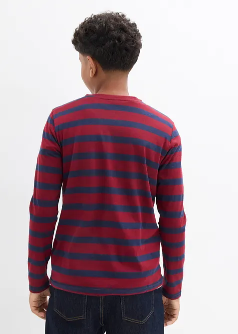 Maglia serafino in puro cotone biologico (pacco da 2), bonprix