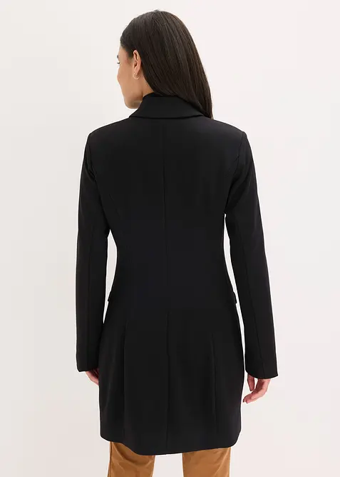 Blazer lungo in punto di Roma, bonprix