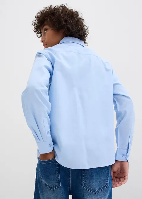 Camicia Oxford a maniche lunghe in puro cotone biologico, bonprix