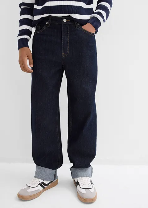 Jeans loose fit con cinta regolabile, straight, bonprix