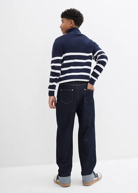 Jeans loose fit con cinta regolabile, straight, bonprix