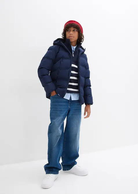 Giacca trapuntata con cappuccio, bonprix