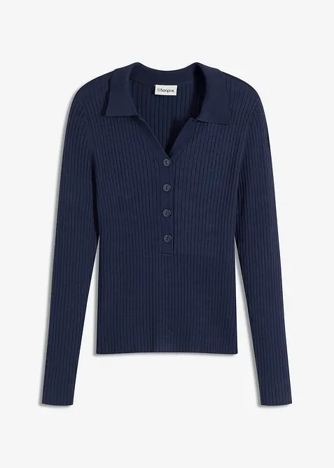 Maglione morbido in filato fine misto viscosa, bonprix