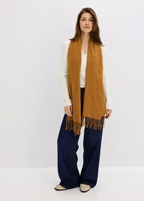 Maglione morbido in filato fine misto viscosa, bonprix