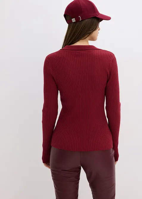 Maglione morbido in filato fine misto viscosa, bonprix