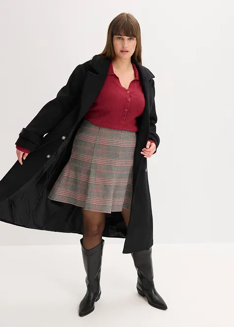 Maglione morbido in filato fine misto viscosa, bonprix