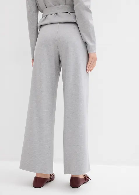 Pantaloni morbidi a gamba larga in misto viscosa, bonprix