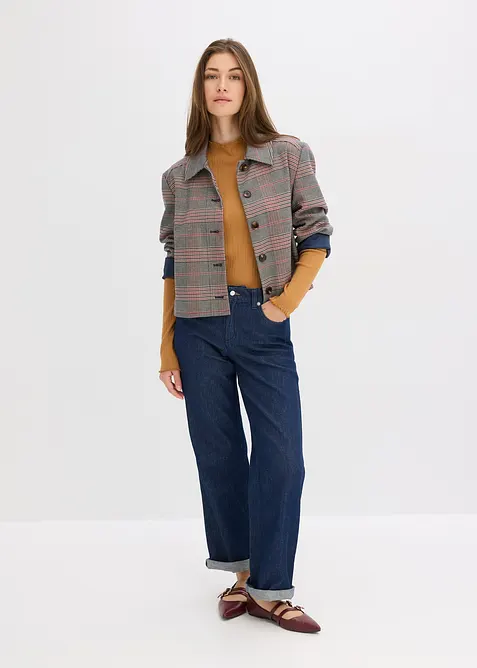 Maglia aderente a costine, bonprix