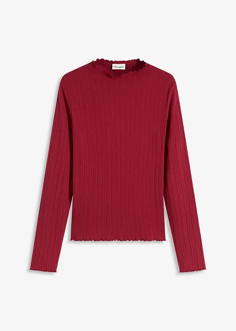 Maglia aderente a costine, bonprix