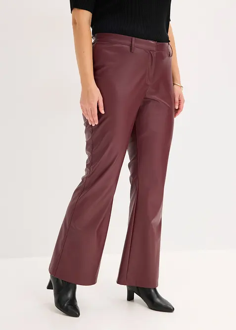 Pantaloni in similpelle, bonprix