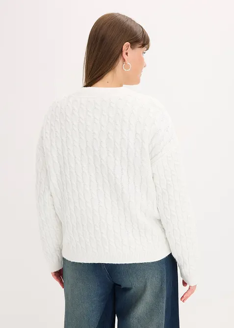 Maglione a trecce, bonprix