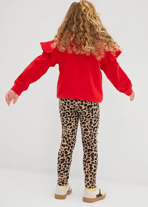 Leggings in misto cotone biologico elasticizzato (pacco da 2), bonprix