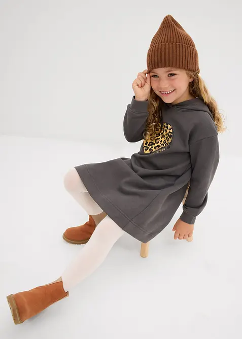 Abito in felpa di puro cotone biologico, bonprix