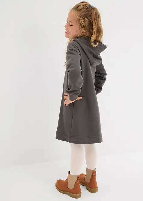 Abito in felpa di puro cotone biologico, bonprix