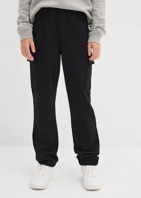 Pantaloni cargo da jogging in puro cotone biologico, bonprix